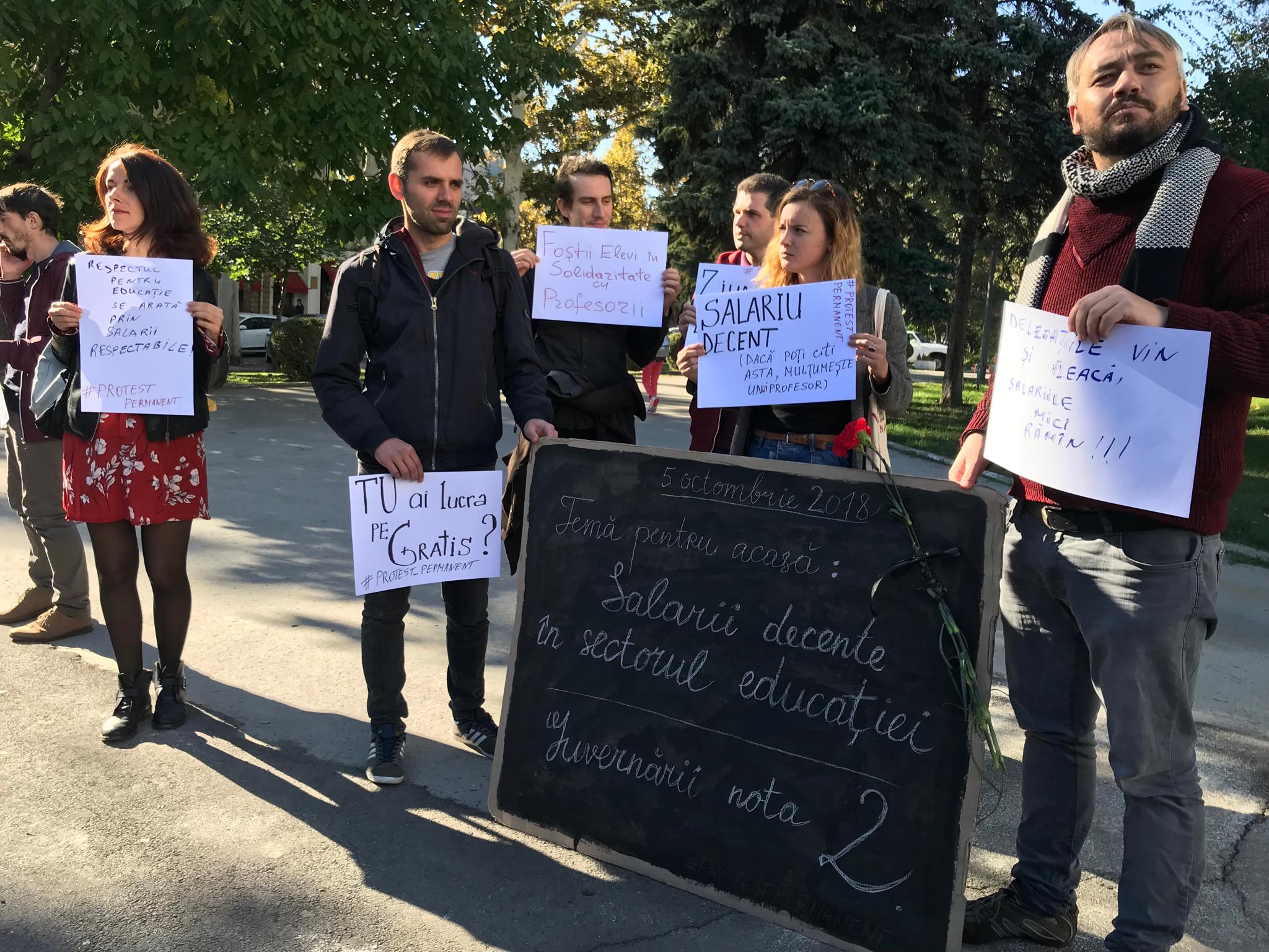 protest profesori