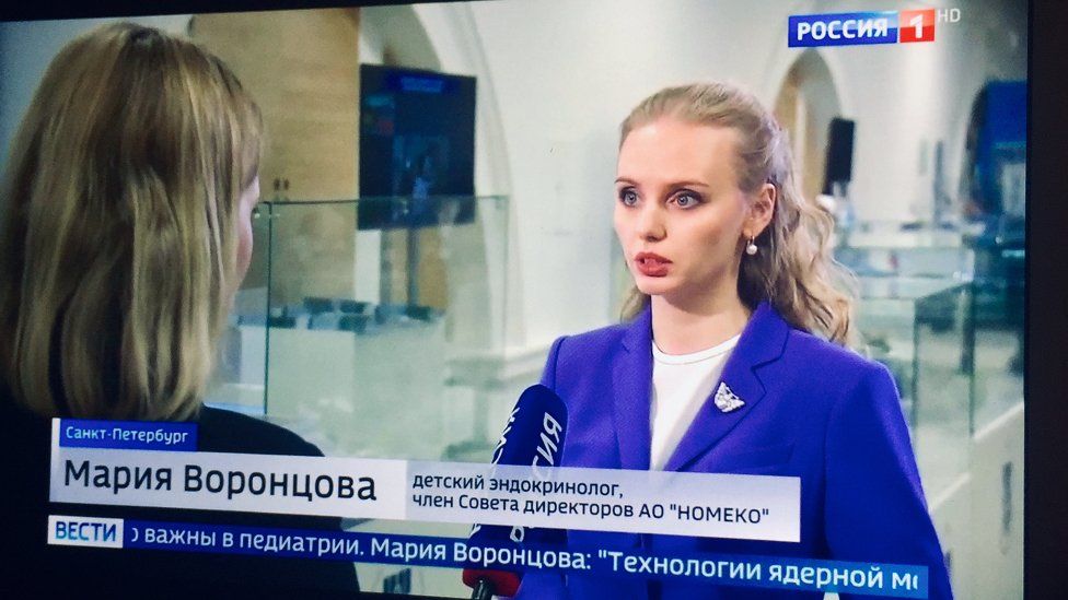 fiica lui Putin