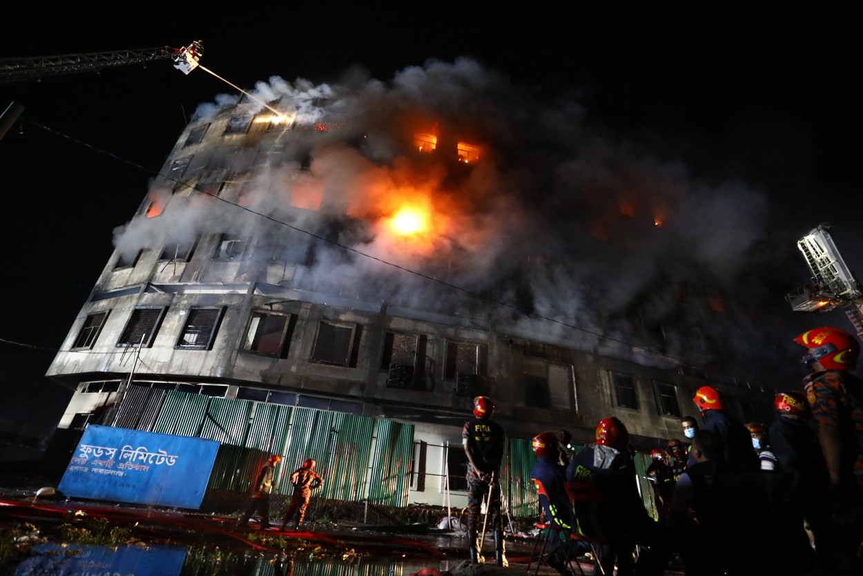 incendiu la o fabrică din Bangladesh